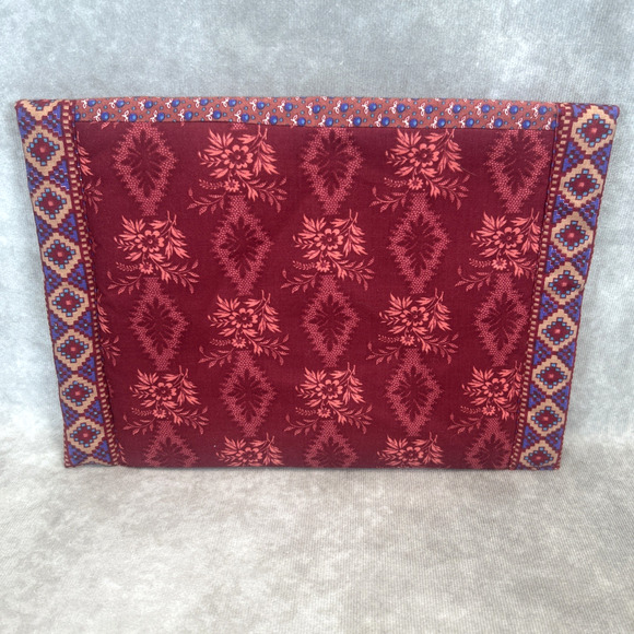 Vintage Suttles and Seawinds Limited Quilted Cotton Patchwork Clutch Multicolor - Picture 4 of 6